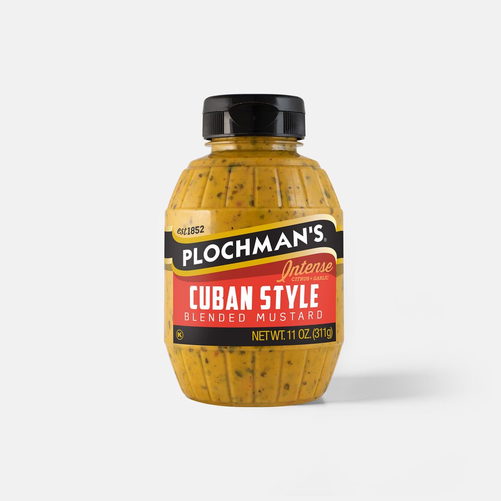 Bottle of Plochman's Cuban Style Blended mustard